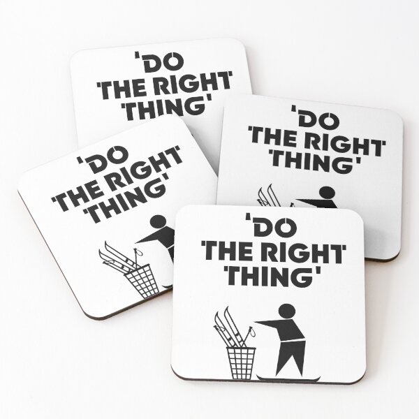 Item preview, Do the right thing - Snowboard - Black designed and sold by RodneyDickson.