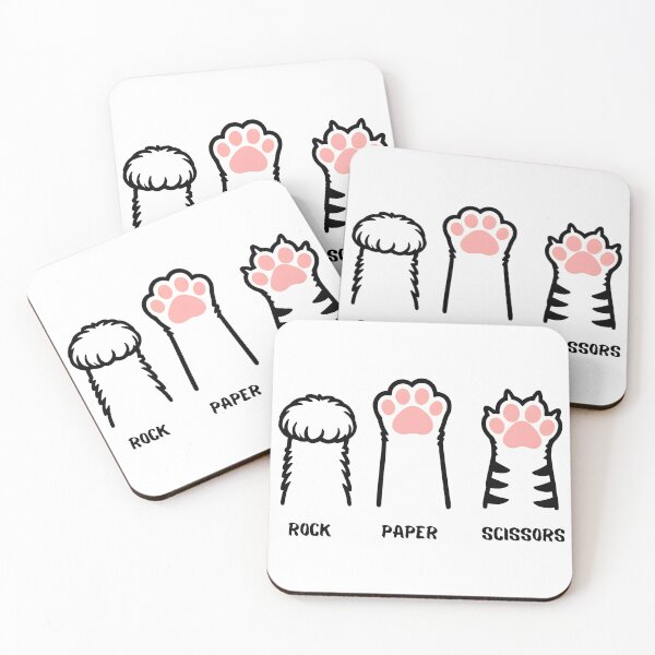 Item preview, Cat Rock Paper Scissors Paw Game Shirt designed and sold by Dmo3HarkoArt.