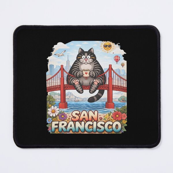 Item preview, Project Hail Mary - Ryland Grace - Golden Gate Bridge Cat , Funny Travel Cat designed and sold by ElroyOndric.