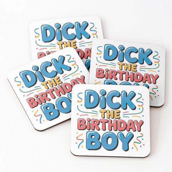 Item preview, Dick The Birthday Boy designed and sold by graphic-genie.