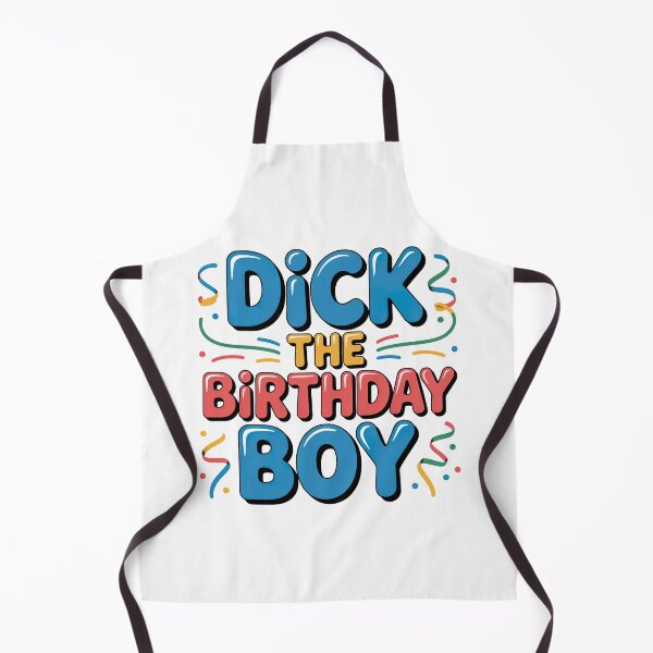 Item preview, Dick The Birthday Boy designed and sold by graphic-genie.