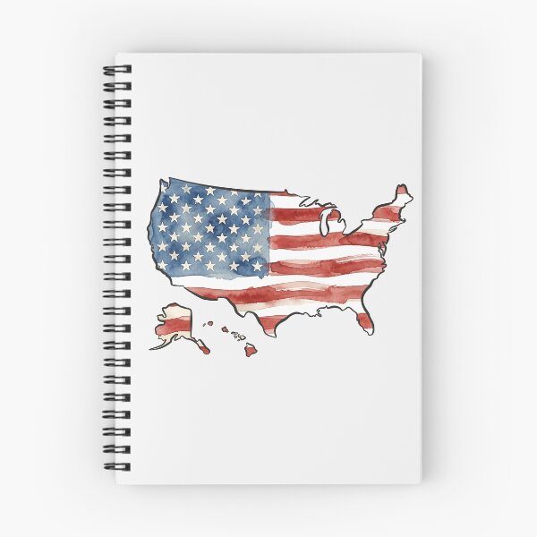 Item preview, USA Map Vietnam Flag Heritage Watercolor Art designed and sold by MeldMerch Map & Flag Co..