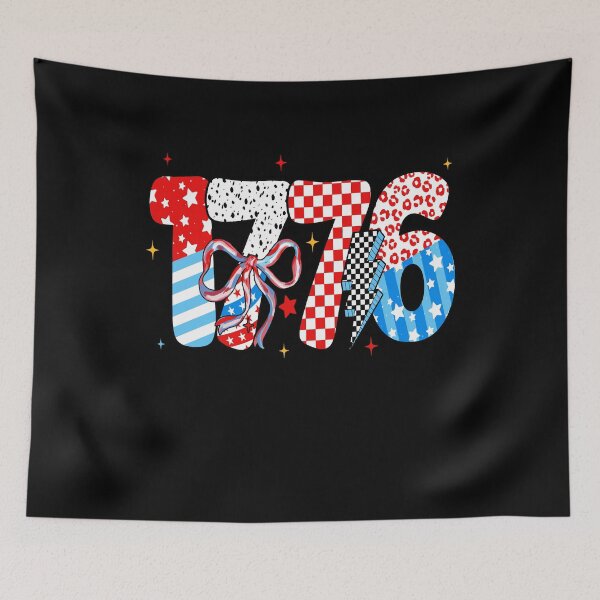 Item preview, Preppy 1776 Coquette Bow Patriotic 4th of July designed and sold by KroghDs.