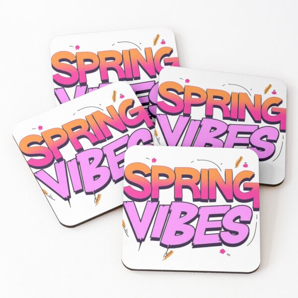 Item preview, Vibrant Retro Spring Vibes Typography - Colorful 90s Style Gradient Graphic designed and sold by PACS0011.