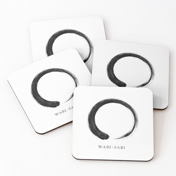 Item preview, WABI-SABI Enso Circle Minimalist Design | Zen Japanese Ink Art  designed and sold by maaameee.