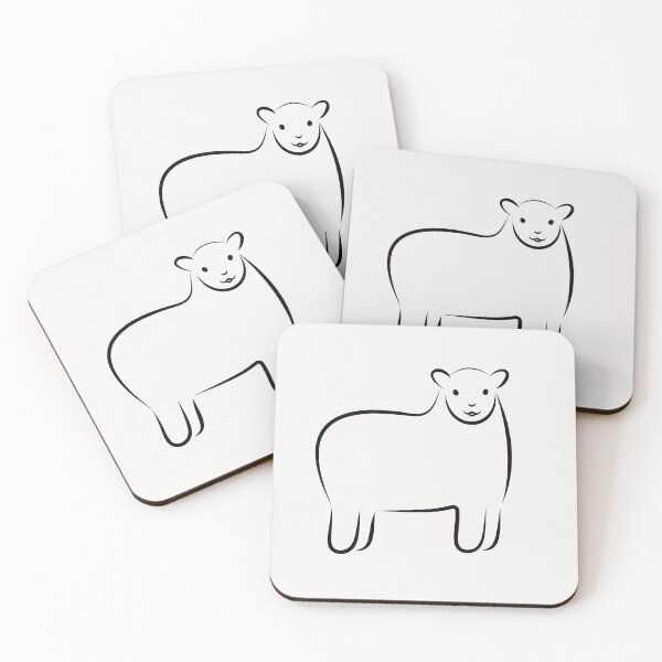 Item preview, Line Art Sheep Illustration designed and sold by OG-Graphics.