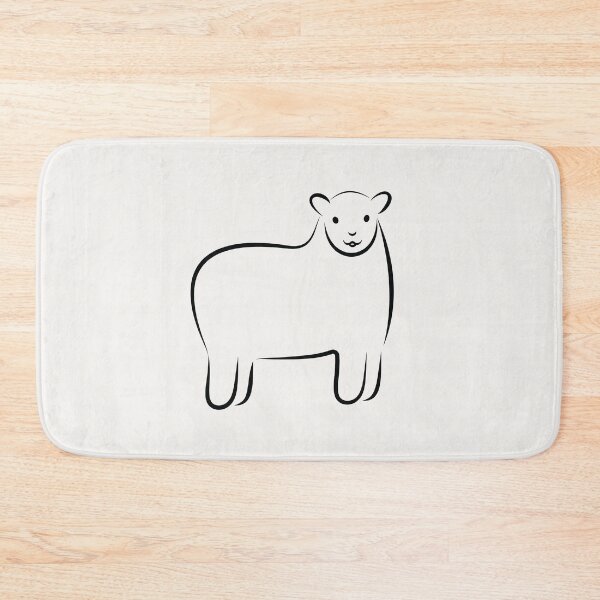 Item preview, Line Art Sheep Illustration designed and sold by OG-Graphics.