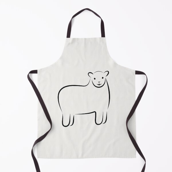 Item preview, Line Art Sheep Illustration designed and sold by OG-Graphics.