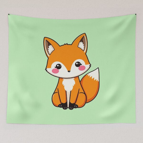 Item preview, Cute Forest Fox - Kawaii Art Aesthetic designed and sold by Express210.