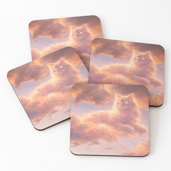 Item preview, Celestial Cloud Cat at Sunset Glow designed and sold by Naynners Designs.