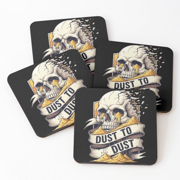 Item preview, Dust to Dust Skull Dissolving into Sand designed and sold by nuel-art.