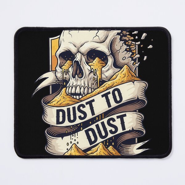 Item preview, Dust to Dust Skull Dissolving into Sand designed and sold by nuel-art.