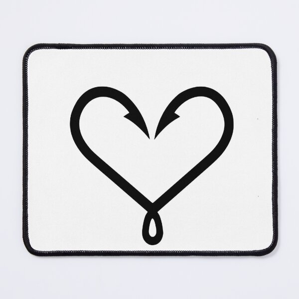 Item preview, Fishing Hook Heart  designed and sold by Sweetvoilet.