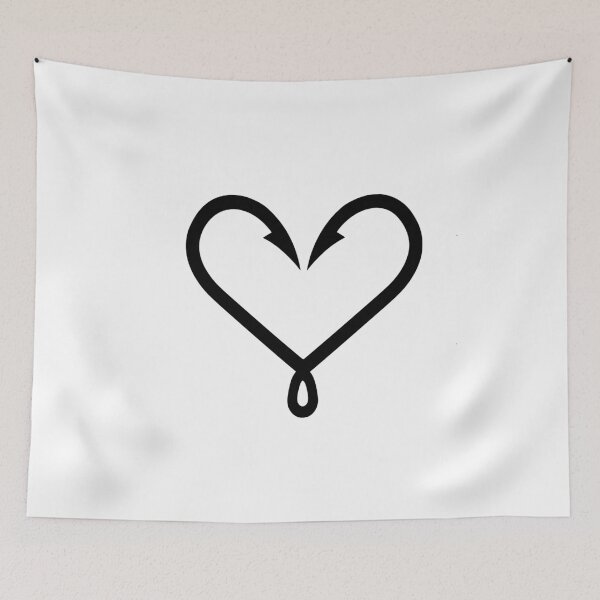 Item preview, Fishing Hook Heart  designed and sold by Sweetvoilet.