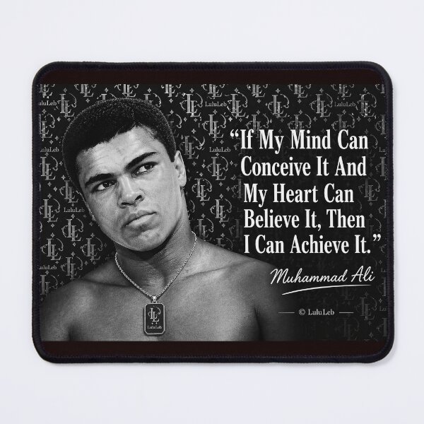 Item preview, Muhammed Ali Timeless Quote designed and sold by LuluLeb.