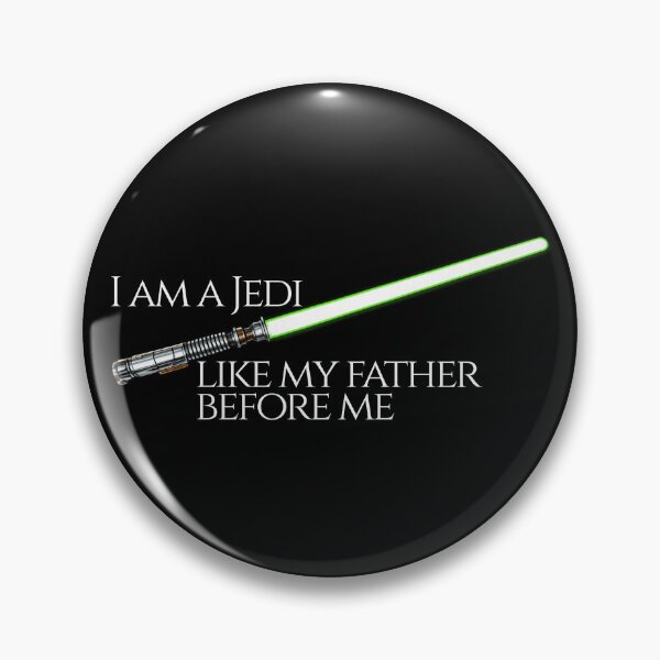 Aperçu de l'œuvre Je suis un Jedi, comme mon père avant moi. - Luke Skywalker créée et vendue par Cut & Paste Productions.