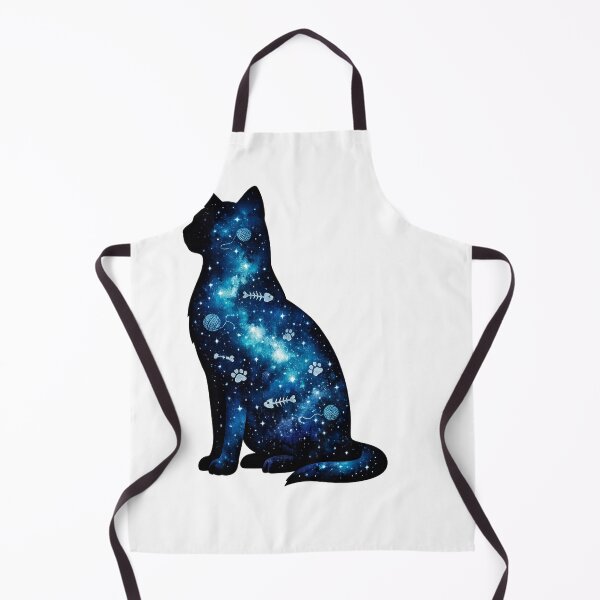 Item preview, Nebula Siamese Cat Celestial Galaxy Feline Silhouette designed and sold by tineldesign.