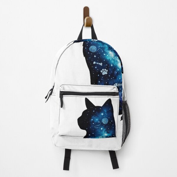 Item preview, Nebula Siamese Cat Celestial Galaxy Feline Silhouette designed and sold by tineldesign.