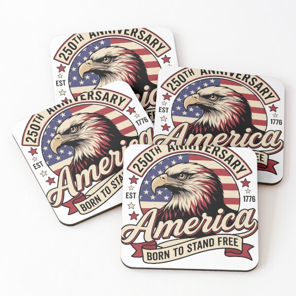 Item preview, America 250th Anniversary Patriotic Bald Eagle designed and sold by KroghDs.