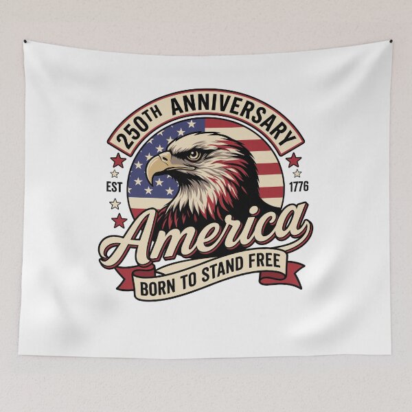 Item preview, America 250th Anniversary Patriotic Bald Eagle designed and sold by KroghDs.