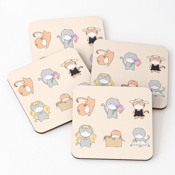 Item preview, Cute Cat Life Sticker Set designed and sold by ubborn.