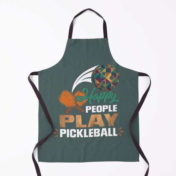 Item preview, Textured Happy People Play Pickleball – Geometric Court Sports Graphic designed and sold by Sashka-.