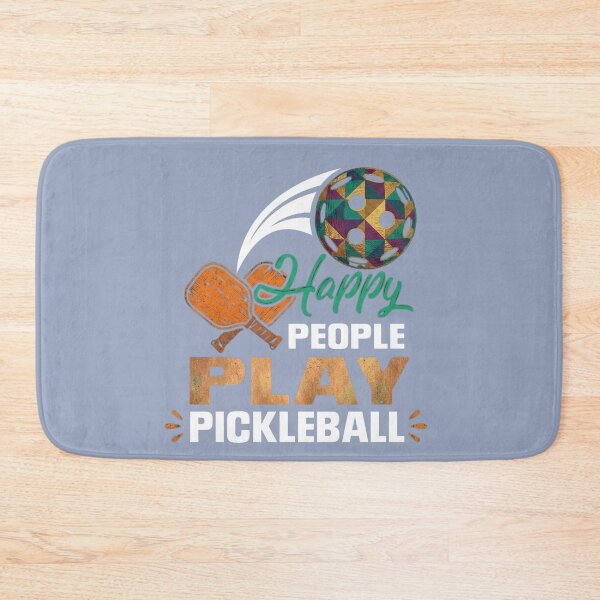 Item preview, Textured Happy People Play Pickleball – Geometric Court Sports Graphic designed and sold by Sashka-.