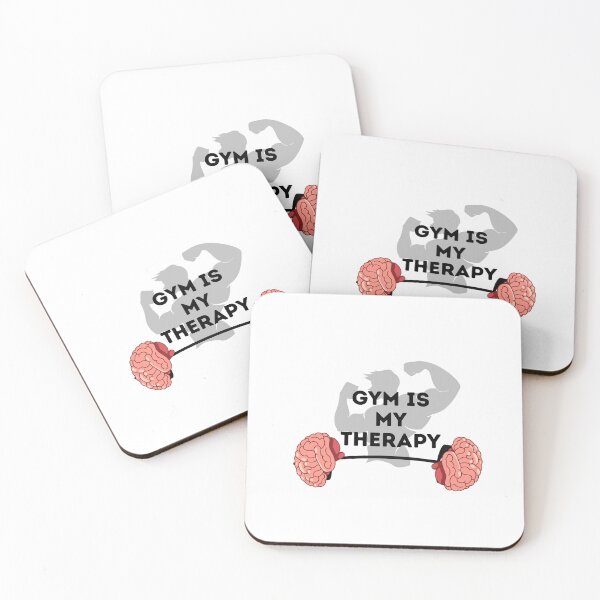 Item preview, Gym Is My Therapy Fitness Motivation Workout T-Shirt Design designed and sold by Palette-Vibes.