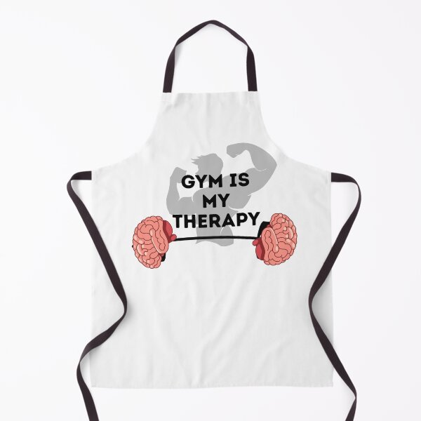 Item preview, Gym Is My Therapy Fitness Motivation Workout T-Shirt Design designed and sold by Palette-Vibes.