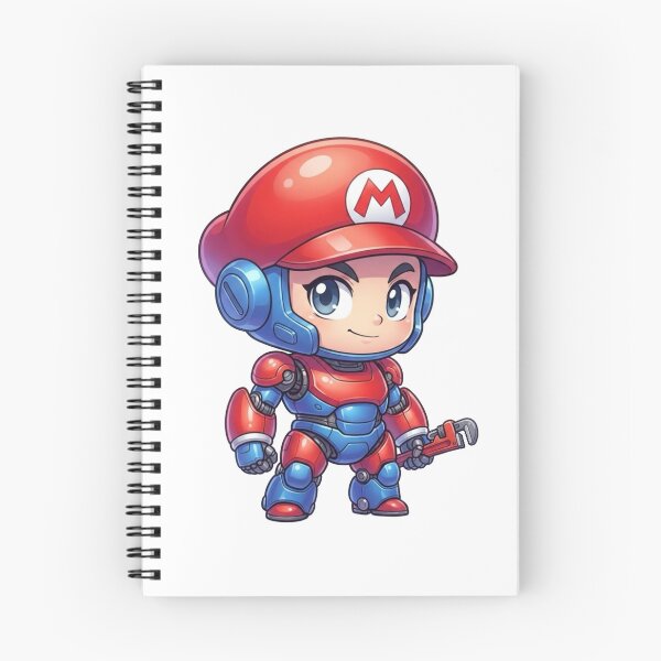 Item preview,  Cute Red Blue Chibi Robot Mascot – Futuristic Mini Hero Character designed and sold by Dospart.