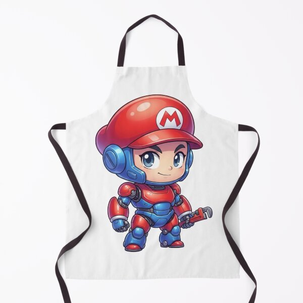 Item preview, Cute Red Blue Chibi Robot Mascot – Futuristic Mini Hero Character designed and sold by Dospart.