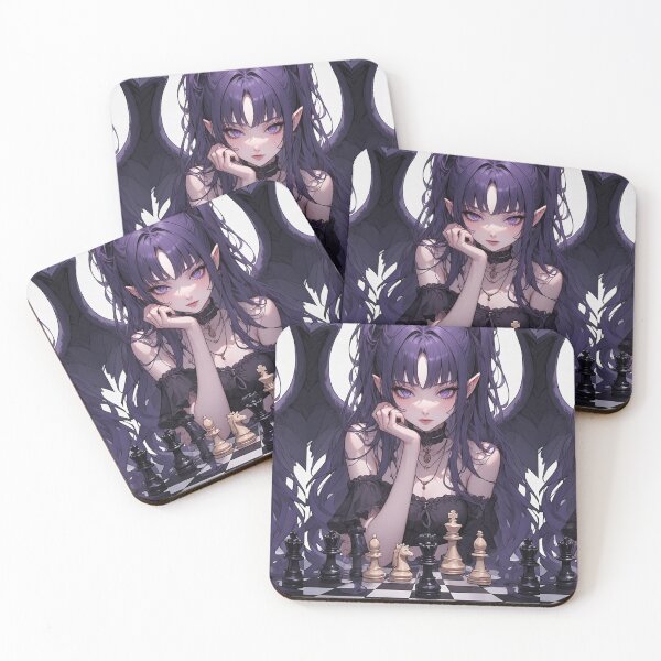 Item preview, Angel Girl and Chess - Dark Fantasy designed and sold by ArtsJulian.