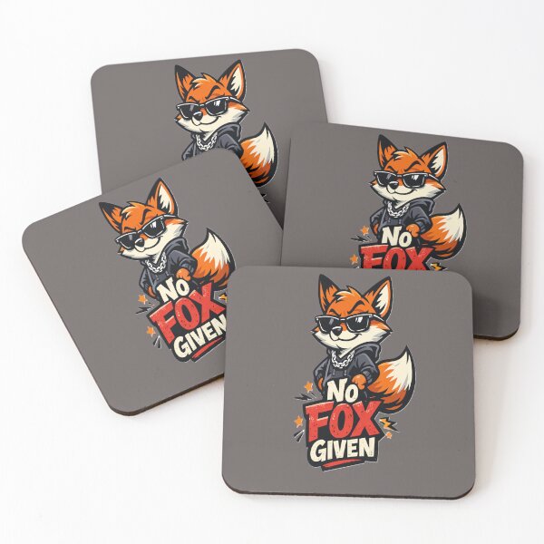 Item preview, No Fox Given Cool Fox Art designed and sold by Naynners Designs.