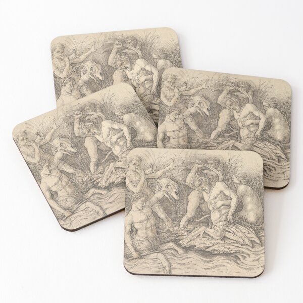 Item preview, Mantegna Sea Gods Battle | Marine Life designed and sold by GammaRay.