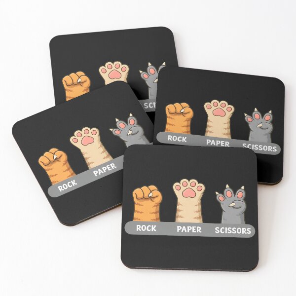 Item preview, Cat Paws Rock Paper Scissors Funny Pet Tee designed and sold by Dmo3HarkoArt.