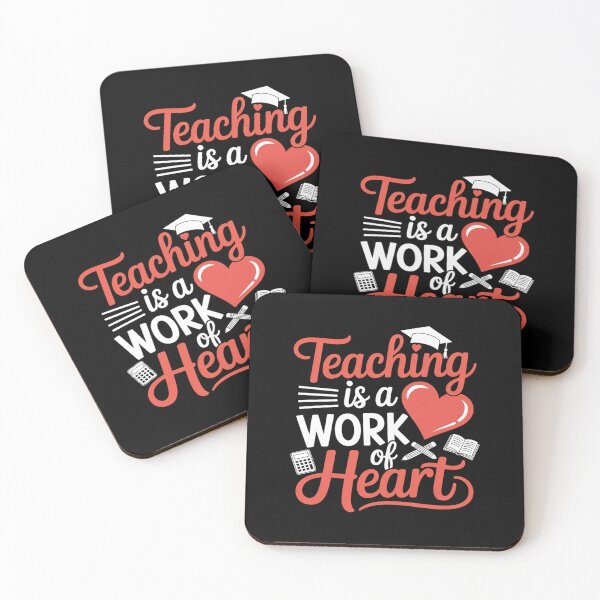 Item preview, Teaching Is A Work Of Heart Teacher Valentine's Day School designed and sold by grounabslaninal.