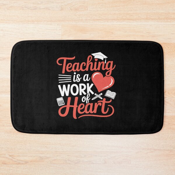 Item preview, Teaching Is A Work Of Heart Teacher Valentine's Day School designed and sold by grounabslaninal.