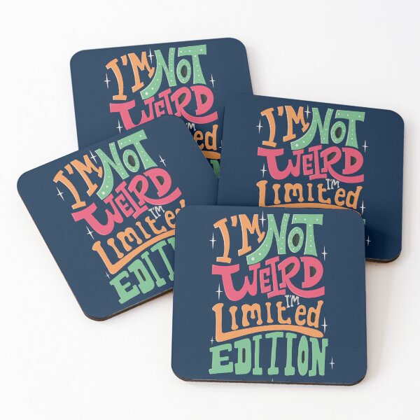 Item preview, Bold funny quote - I am not weird, I am limited edition! designed and sold by Bahlul-Arts.