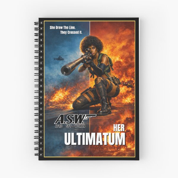 Item preview, Afro Spy Woman Her Ultimatum - Retro Action Movie  designed and sold by FilMate.
