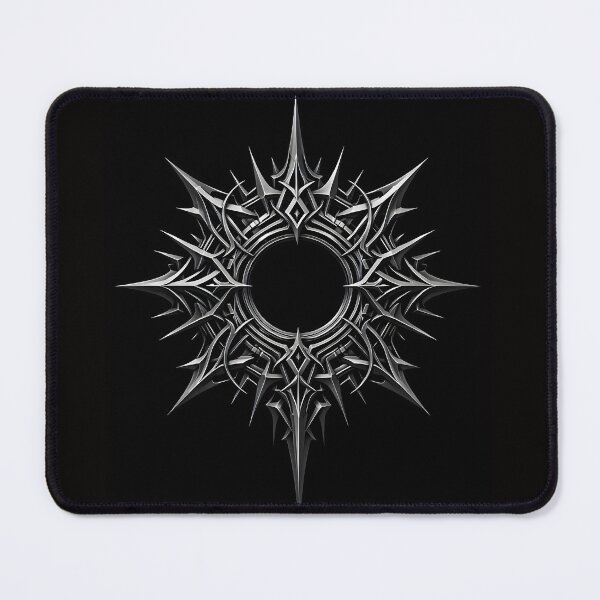 Item preview, Sigil of the Void: Minimalist Gothic Sunburst & Cyber-Sigilism Line Art designed and sold by Studio77-Gothic.