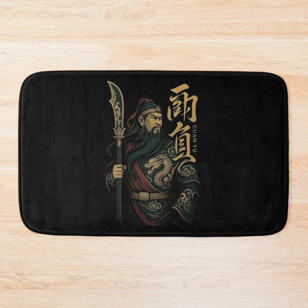 Item preview, Guan Yu Chinese Warrior Design, Guan Gong Shirt, Three Kingdoms General, Chinese History, Green Dragon Crescent Blade, Ancient China Warrior Art designed and sold by Typologystudios.