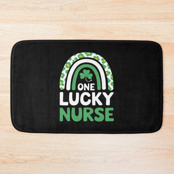 Item preview, One Lucky Nurse Scrub RN ICU ER St Patricks Day Nurses Women designed and sold by ReefNight.