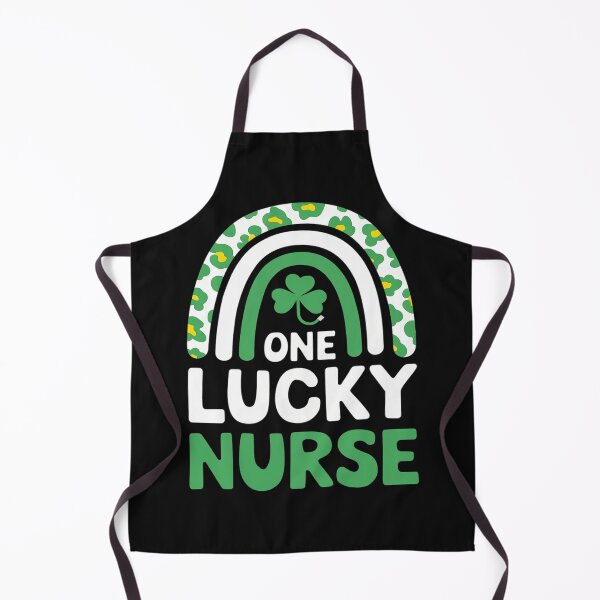Item preview, One Lucky Nurse Scrub RN ICU ER St Patricks Day Nurses Women designed and sold by ReefNight.