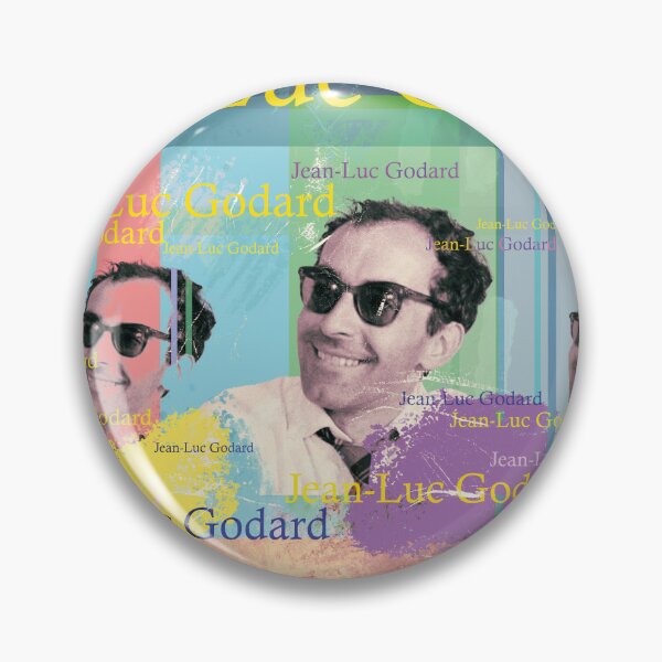 Artikelvorschau, Jean-Luc Godard Porträt Regisseur Nouvelle Vague Collage entworfen und verkauft von Mauswohn.