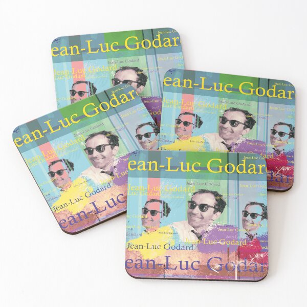 Item preview, Jean-Luc Godard Portrait Director Nouvelle Vague Collage designed and sold by Mauswohn.