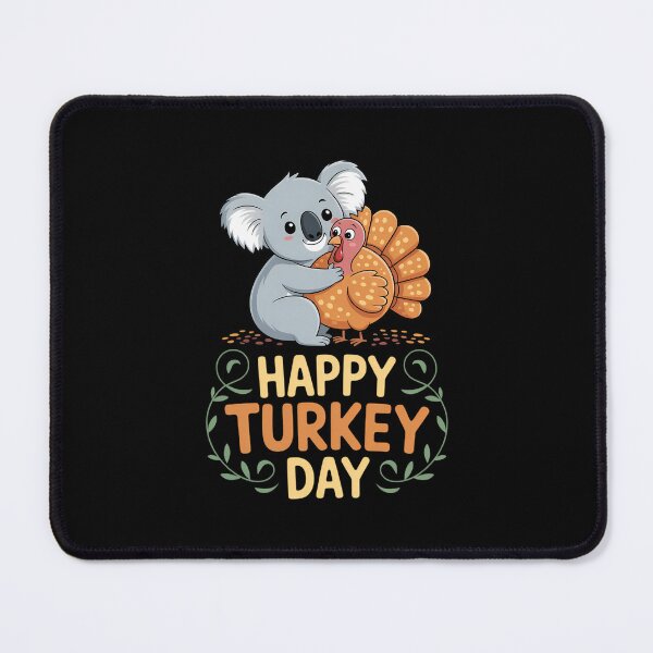 Item preview, KOALA Hugging Turkey Happy Thanksgiving Turkey Day Lovers designed and sold by Moon-Ape.