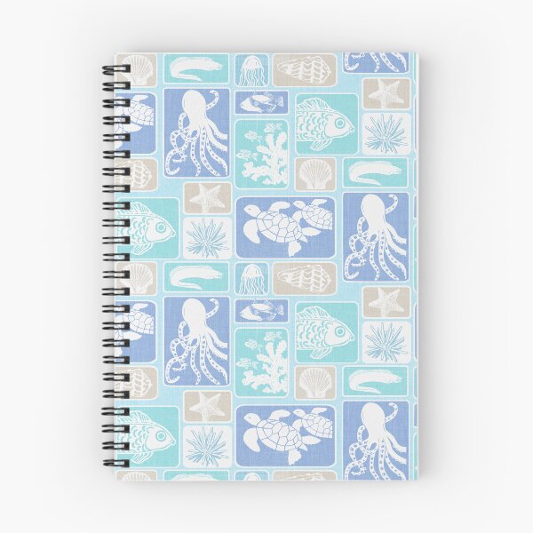 Item preview, Ocean Life Multicolor - sand, aqua, blue designed and sold by Linda Maliuana.