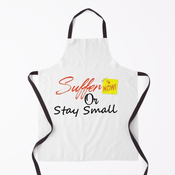Item preview, Suffer Now or Stay Small – Brutal Gym Motivation Typography designed and sold by Shadryx.