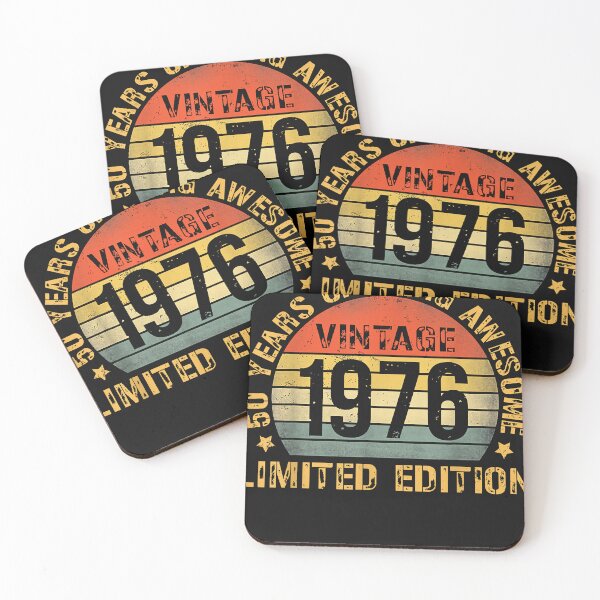 Item preview, Vintage 1976 50th Birthday Celebration Retro Style Gift designed and sold by mytvtoday2020.