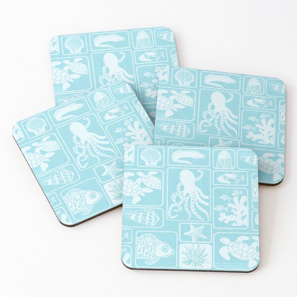 Item preview, Ocean Life Aqua designed and sold by Linda Maliuana.